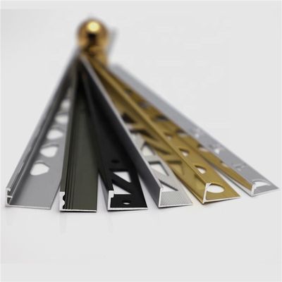25mm بلاط السيراميك حافة تقليم الألومنيوم الزاوية تريم الشكل L.