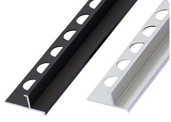 Decorative metallic interior baseboard for Aluminum cover line skirting board for tile trim