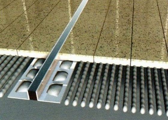 Wood Floor Tile Trim 25mm Aluminium Movement Joint Aluminum Extrusion Profile