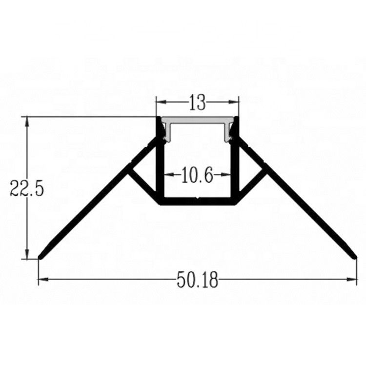 لمحات LED الألومنيوم الرحلان الكهربائي