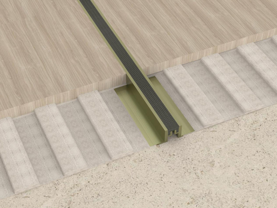 2.5cm الألومنيوم حركة مشتركة الرئيسية ديكور المعادن حافة الأرضيات الشخصية