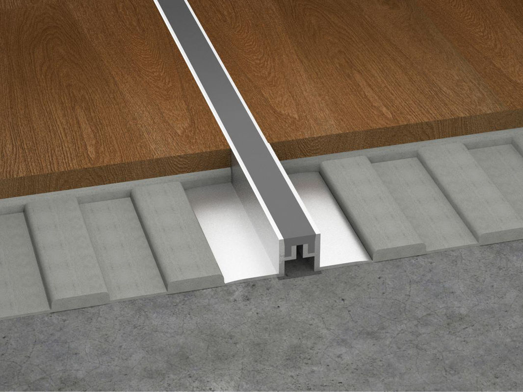 2.5cm الألومنيوم حركة مشتركة الرئيسية ديكور المعادن حافة الأرضيات الشخصية