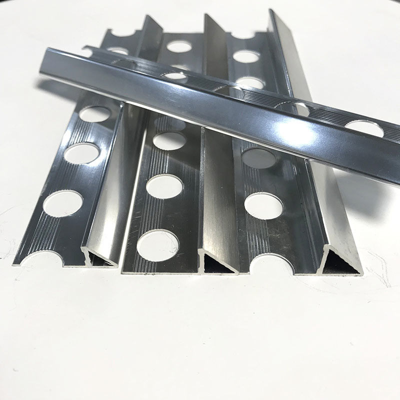 Triangle Aluminium Tile Corner Trim Aluminium Square Edge Tile Trim Chrome Tile Trim