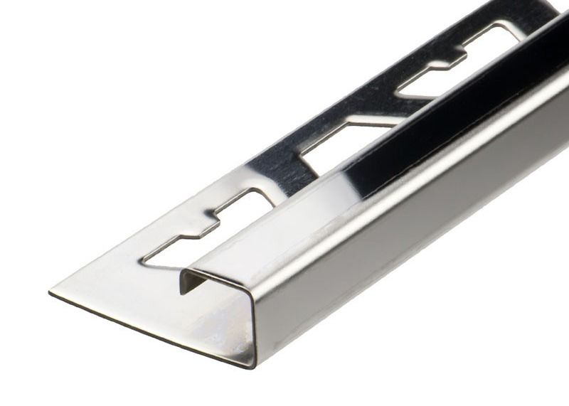 TUV 10mm Brushed Stainless Steel Corner Trim Stainless Steel Skirt Board Line