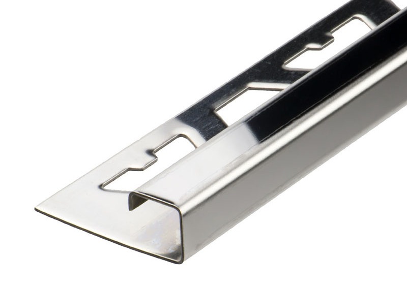 TUV 10mm Brushed Stainless Steel Corner Trim Stainless Steel Skirt Board Line